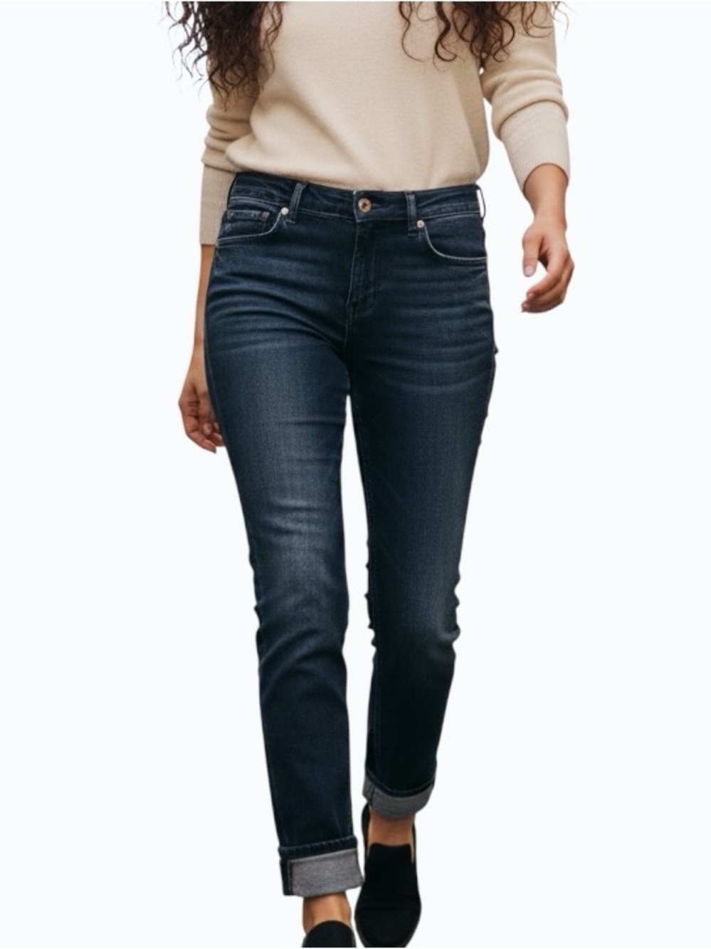 Silver Jeans Co. Aiko Slim Straight Low Rise Jeans - Size 30